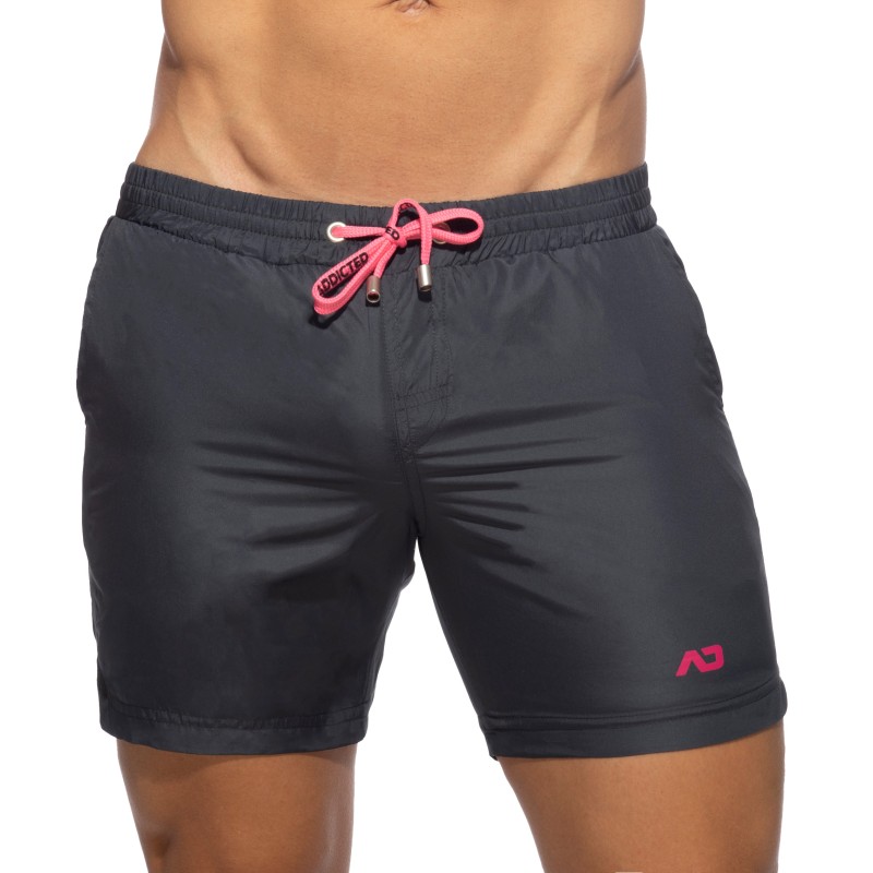 Badehosen der Marke ADDICTED - Badehose Basic - Kohle - Ref : ADS073 C15