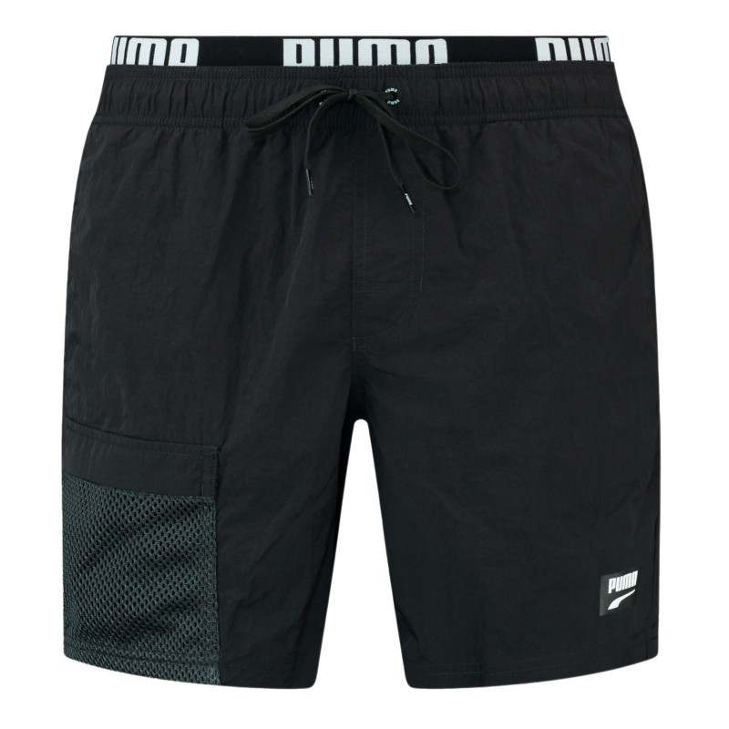 T-Shirt Made In France der Marke PUMA - PUMA Utility mittellange Badeshorts – schwarz - Ref : 701221757 002