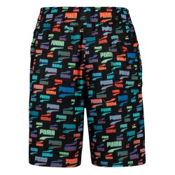 Shorts de baño de la marca PUMA - Shorts de baño baholgado con logo PUMA multicolor - negro - Ref : 701221755 01
