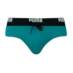 Badeschein der Marke PUMA - PUMA Bade-Logo-Slip - grün - Ref : 100000026 017