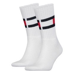 Socks of the brand TOMMY HILFIGER - Tommy Flag Socks - White - Ref : 481985001 300