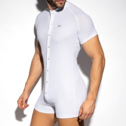 Body de la marque ES COLLECTION - Bodysuit recycled rib - blanc - Ref : UN553 C01