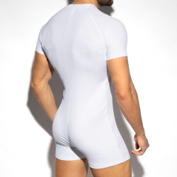 Body de la marque ES COLLECTION - Bodysuit recycled rib - blanc - Ref : UN553 C01