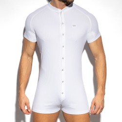 Body del marchio ES COLLECTION - Bodysuit recycled rib - bianco - Ref : UN553 C01