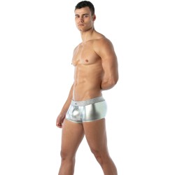 Boxer, shorty de la marque TOF PARIS - Boxer Taille Basse Magic Tof Paris - Argent - Ref : TOF275A