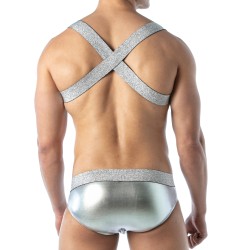 Harness of the brand TOF PARIS - Harness X Magic Tof Paris - Silver - Ref : TOF277A
