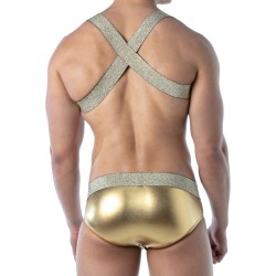 Harness of the brand TOF PARIS - Harness X Magic Tof Paris - Gold - Ref : TOF277O