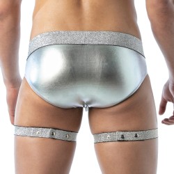 Harnais de la marque TOF PARIS - Harnais de cuisse Magic Tof Paris - Argent - Ref : TOF279A