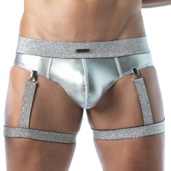 Harnais de la marque TOF PARIS - Harnais de cuisse Magic Tof Paris - Argent - Ref : TOF279A