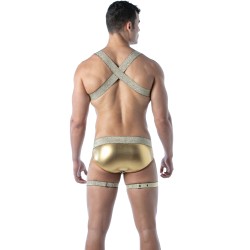 Accessories of the brand TOF PARIS - Magic Tof Paris Thigh Harness - Gold - Ref : TOF279O