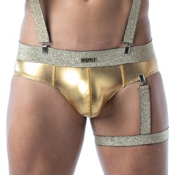 Accessories of the brand TOF PARIS - Magic Tof Paris Thigh Harness - Gold - Ref : TOF279O