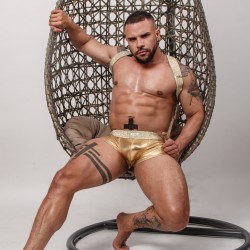 Boxer shorts, Shorty of the brand TOF PARIS - Magic Trunk Tof Paris - Gold - Ref : TOF275O