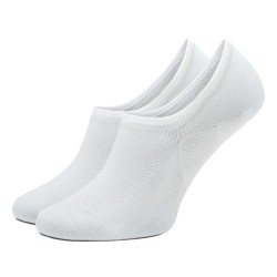 Chaussettes & socquettes de la marque TOMMY HILFIGER - Lot de 2 paires de footlet à bande Tommy - blanc - Ref : 701222189 001