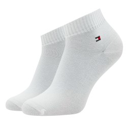 Chaussettes & socquettes de la marque TOMMY HILFIGER - Lot de 2 paires socquettes Tommy - blanc - Ref : 701222187 001