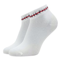 Calcetines de la marca TOMMY HILFIGER - Pack de 2 pares de calcetines tobilleros Tommy - blanco - Ref : 701222187 001