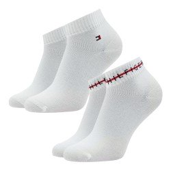 Socks of the brand TOMMY HILFIGER - Pack of 2 pairs of Tommy ankle socks - white - Ref : 701222187 001