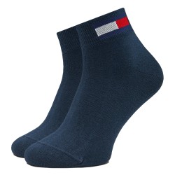 Calcetines de la marca TOMMY HILFIGER - Pack de 2 pares de calcetines tobilleros Tommy - navy - Ref : 701223929 002