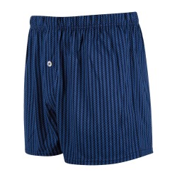 Underpants of the brand EMINENCE - Men’s Floating Shorts Mercerized Cotton Chevron Eminence - blue - Ref : 5E54 2874