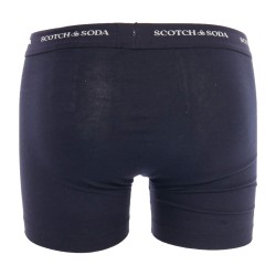 Boxer shorts, Shorty of the brand SCOTCH & SODA - Pack of 2 Scotch&Soda Iconic Boxers in organic cotton - Black - Ref : 70122345