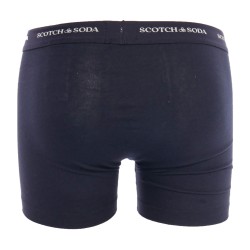 Boxershorts, Shorty der Marke SCOTCH & SODA - Packung mit 2 Scotch&Soda Iconic Boxershorts aus Bio-Baumwolle – Schwarz - Ref : 7