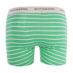 Boxer shorts, Shorty of the brand SCOTCH & SODA - Pack of 2 organic cotton boxers Scotch&Soda - Navy and Green - Ref : 701223453