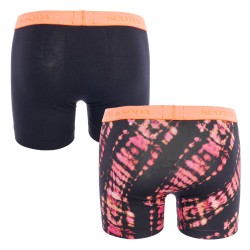 Pantaloncini boxer, Shorty del marchio SCOTCH & SODA - Confezione da 2 Boxer con cintura fluo in cotone biologico Scotch&Soda - 