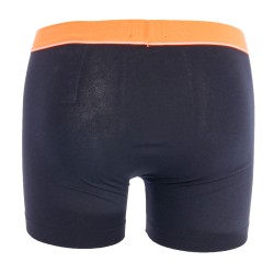 Shorts Boxer, Shorty de la marca SCOTCH & SODA - Pack de 3 Boxers de algodón orgánico con Cinturón Logo Naranja, Negro y Rosa - 