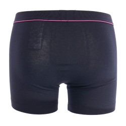 Shorts Boxer, Shorty de la marca SCOTCH & SODA - Pack de 3 Boxers de algodón orgánico con Cinturón Logo Naranja, Negro y Rosa - 