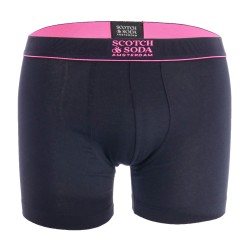 Shorts Boxer, Shorty de la marca SCOTCH & SODA - Pack de 3 Boxers de algodón orgánico con Cinturón Logo Naranja, Negro y Rosa - 