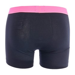 Boxer shorts, Shorty of the brand SCOTCH & SODA - Pack of 3 organic cotton Boxers with Orange, Black and Pink Logo Belt - Ref : 