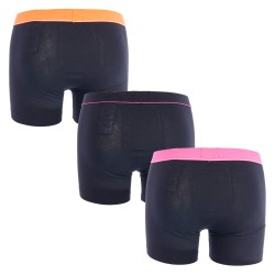 Boxer, shorty de la marque SCOTCH & SODA - Lot de 3 boxers avec Ceinture à logo orange,noir et rose en coton bio Scotch&Soda - R