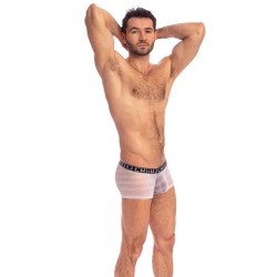 Pantaloncini boxer, Shorty del marchio L HOMME INVISIBLE - White Mist - Hipster Push Up - Ref : MY39 MIS 002
