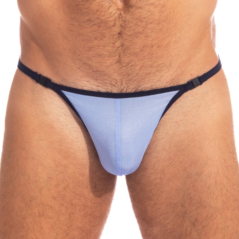 Tanga de la marca L HOMME INVISIBLE - Jacaranda - String Striptease - Ref : UW21X JAC B04