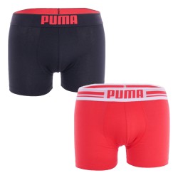 Boxershorts, Shorty der Marke PUMA - Boxershorts mit PUMA Logo - rot und schwarz - Ref : 651003001 786