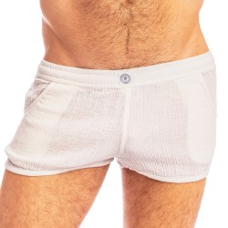 Short de la marque L HOMME INVISIBLE - Palm Spring - Lounge Split Shorts - Ref : SP05 PAL 002