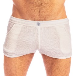 Breve del marchio L HOMME INVISIBLE - Palm Spring - Lounge Split Shorts - Ref : SP05 PAL 002