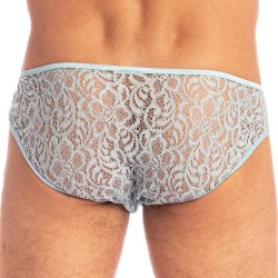 Slip del marchio L HOMME INVISIBLE - Fleur d Ether Ciel - Mini Slip - Ref : UW30 FDE 021