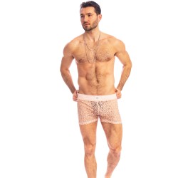 Short de la marque L HOMME INVISIBLE - Fleur d Ether Rose - Short Lounge - Ref : HW165 FDE 022