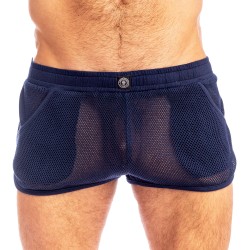 Breve del marchio L HOMME INVISIBLE - Madrague - Pantaloncini sportivi Blu Navy - Ref : SP05 MAD 049