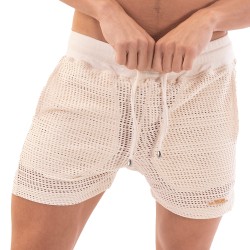 Kurze der Marke BARCODE BERLIN - Short Buko - beige - Ref : 92212 3101