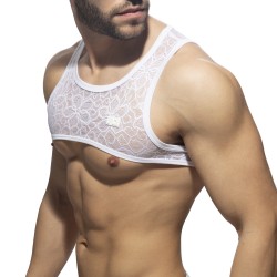 Harnais de la marque ADDICTED - Harnais Flowery lace - blanc - Ref : AD1173 C01