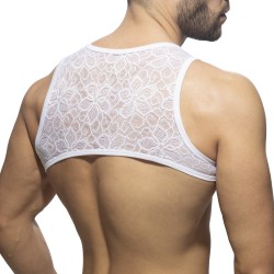 Harnais de la marque ADDICTED - Harnais Flowery lace - blanc - Ref : AD1173 C01