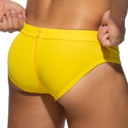 Long Sleeves of the brand AD FÉTISH - Allover zip swimsuit - yellow - Ref : ADF150 C03