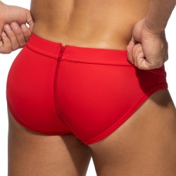 Bath Brief of the brand AD FÉTISH - Allover zip swimsuit - red - Ref : ADF150 C06