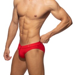 Bath Brief of the brand AD FÉTISH - Allover zip swimsuit - red - Ref : ADF150 C06