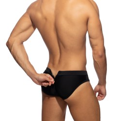 Bath Brief of the brand AD FÉTISH - Allover zip swimsuit - black - Ref : ADF150 C10