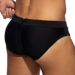 Bath Brief of the brand AD FÉTISH - Allover zip swimsuit - black - Ref : ADF150 C10