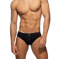 Bath Brief of the brand AD FÉTISH - Allover zip swimsuit - black - Ref : ADF150 C10