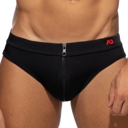 Bath Brief of the brand AD FÉTISH - Allover zip swimsuit - black - Ref : ADF150 C10