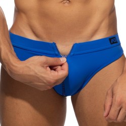 Bath Brief of the brand AD FÉTISH - Allover zip swimsuit - blue - Ref : ADF150 C16